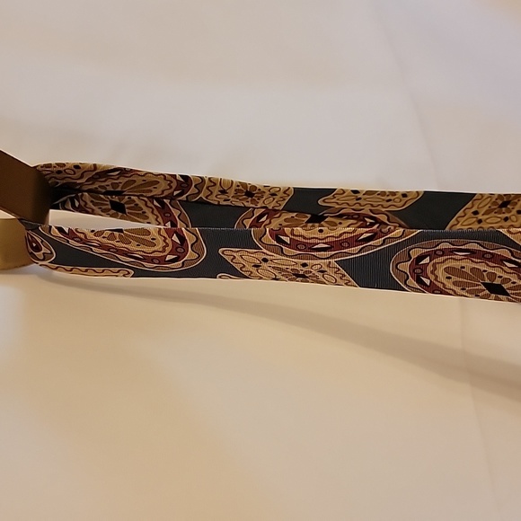 Designer Christian Dior Monsieur Blue Patterned Tie 100% Silk Made in Italy - Picture 5 of 16